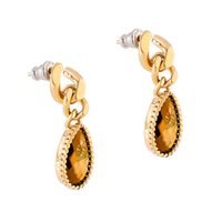 Orecchini Rebecca Donna in Bronzo Quarzo idrotermale BCOOOC14